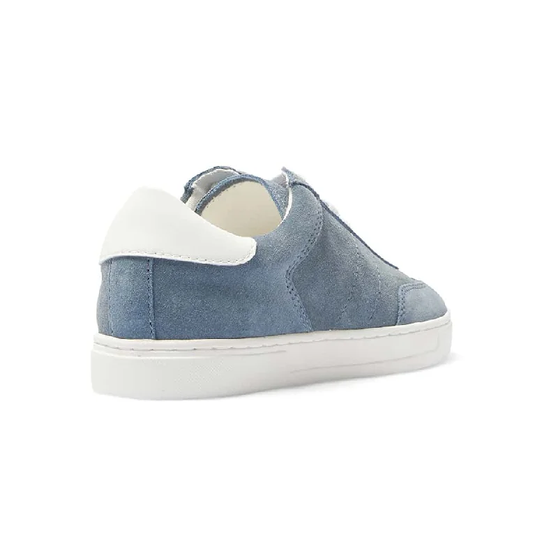 Stevie Sneaker in Blue Suede Suede