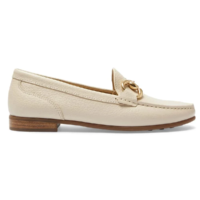 Tuscany Loafer in Bone Leather