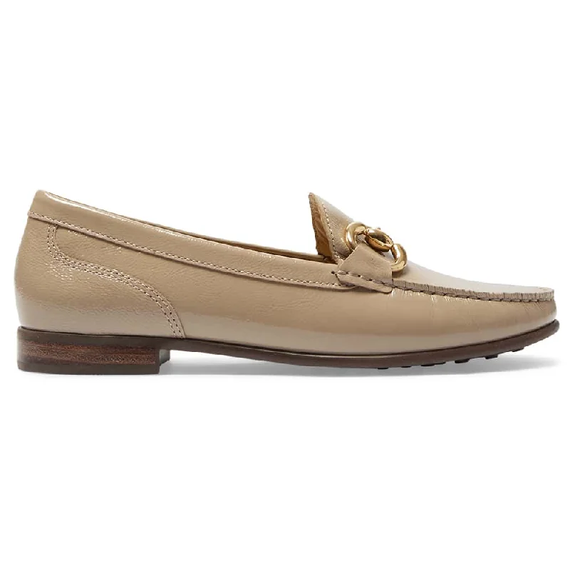 Tuscany Loafer in Bone Patent