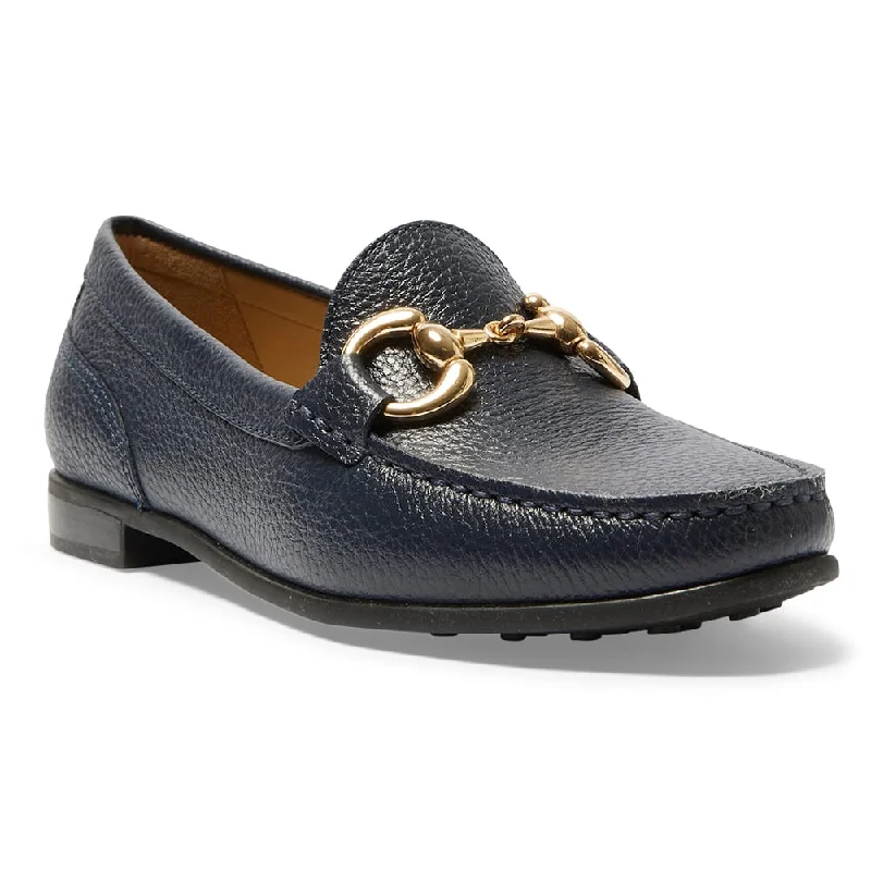 Tuscany Loafer in Navy Leather