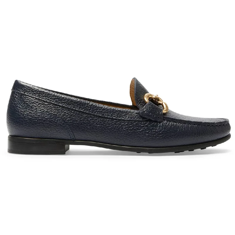 Tuscany Loafer in Navy Leather