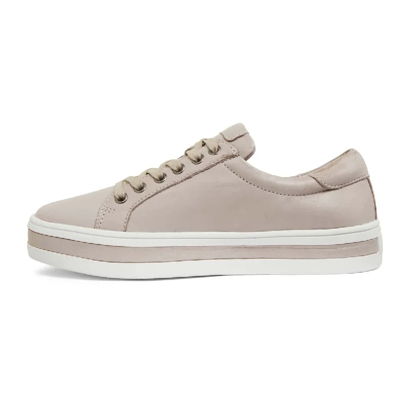 Ultra Sneaker in Taupe Leather