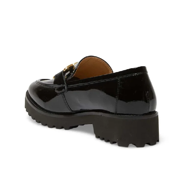 Valley Loafer in Black Patent