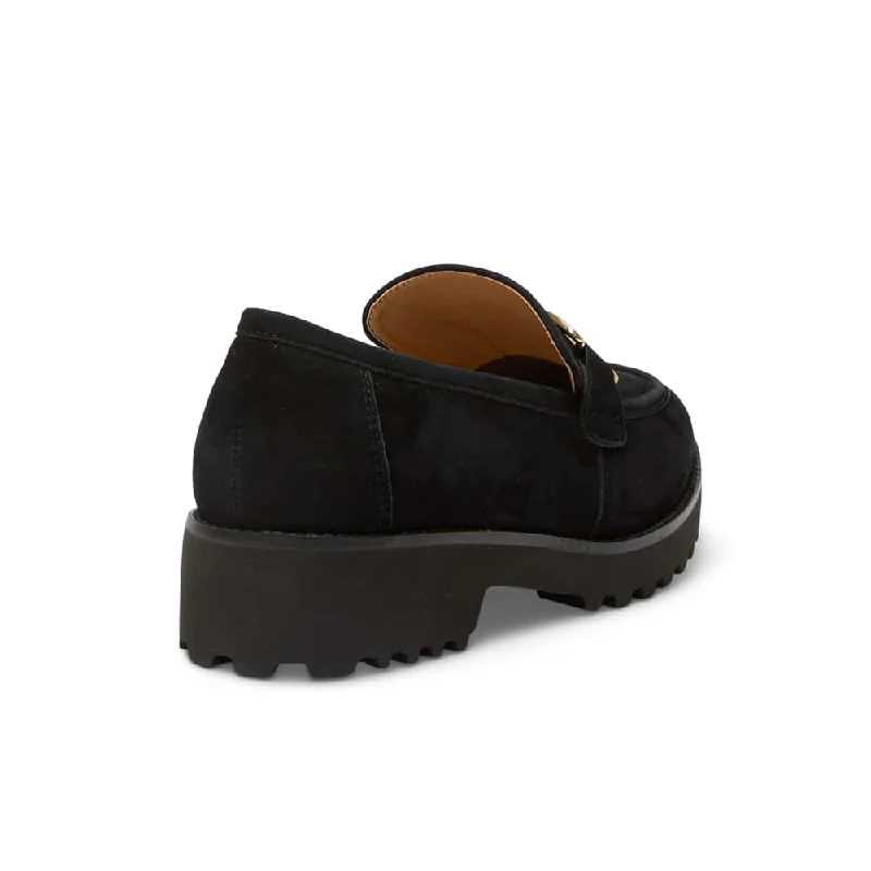 Valley Loafer in Black Suede