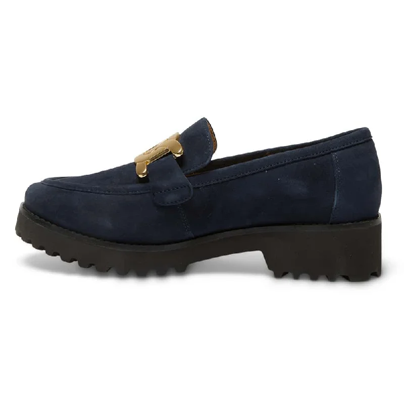 Valley Loafer in Navy Suede