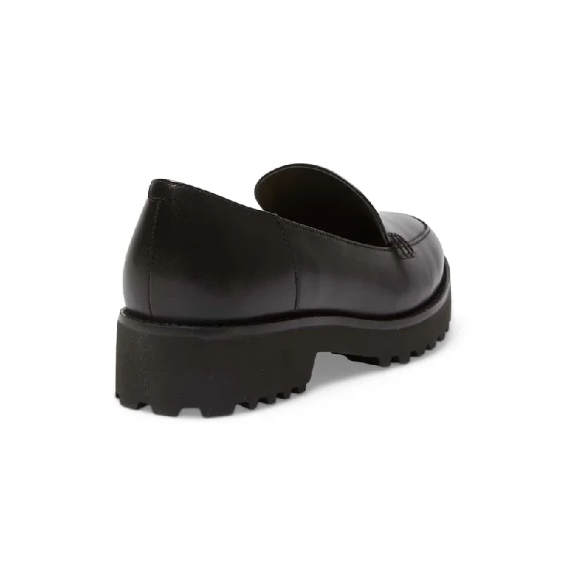 Veanna Loafer in Black Leather