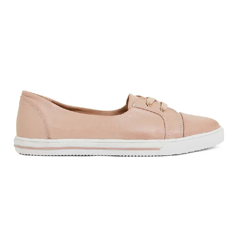 Vectra Sneaker in Blush Leather