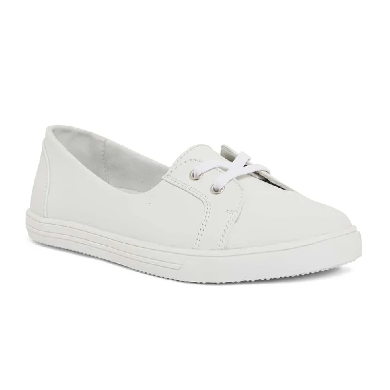 Vectra Sneaker in White Leather