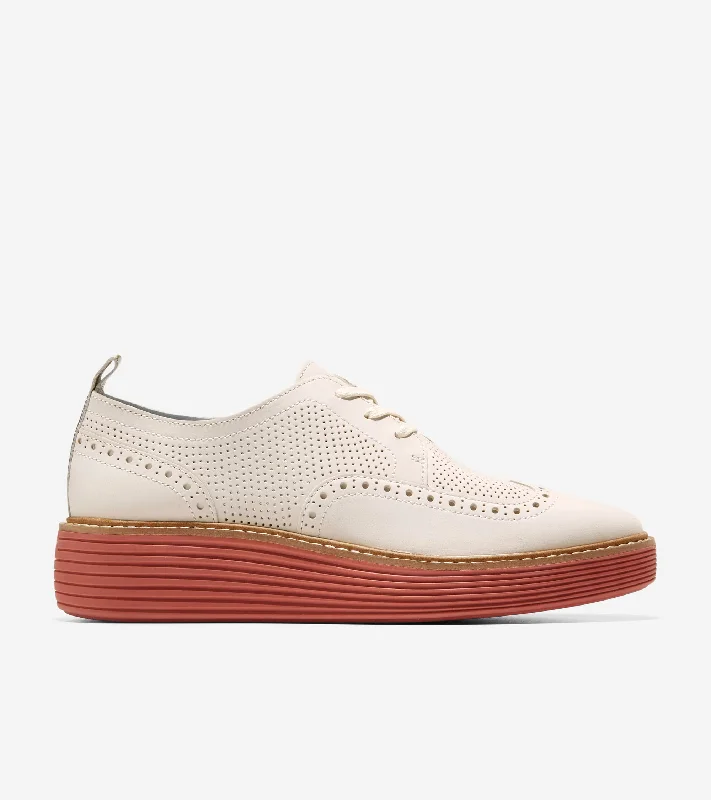 Women's ØriginalGrand Platform Wingtip Oxford