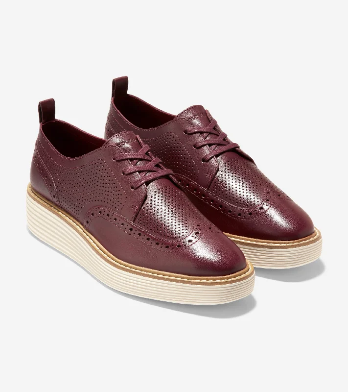 Women's ØriginalGrand Platform Wingtip Oxford