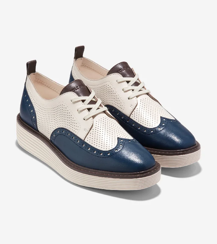 Women's ØriginalGrand Platform Wingtip Oxfords