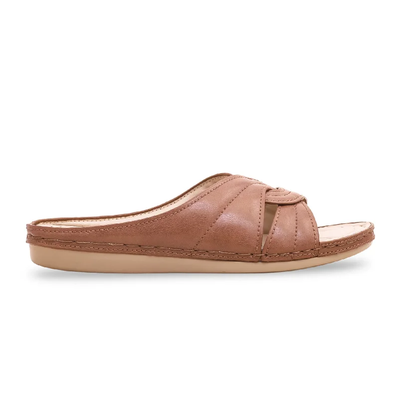 Brown Formal Slipper PU0145