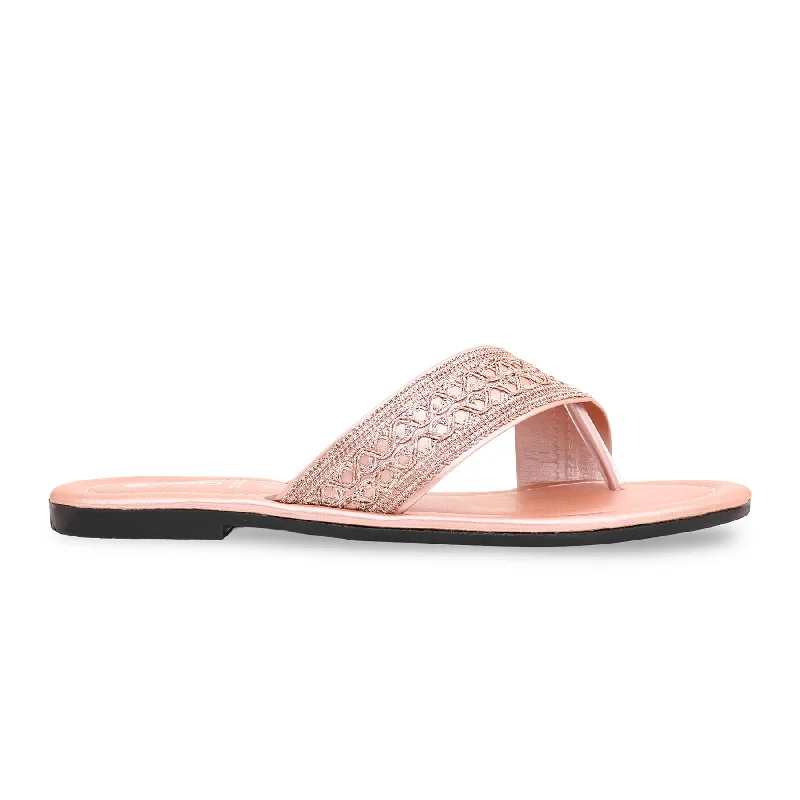 Peach Casual Chappal CL1626