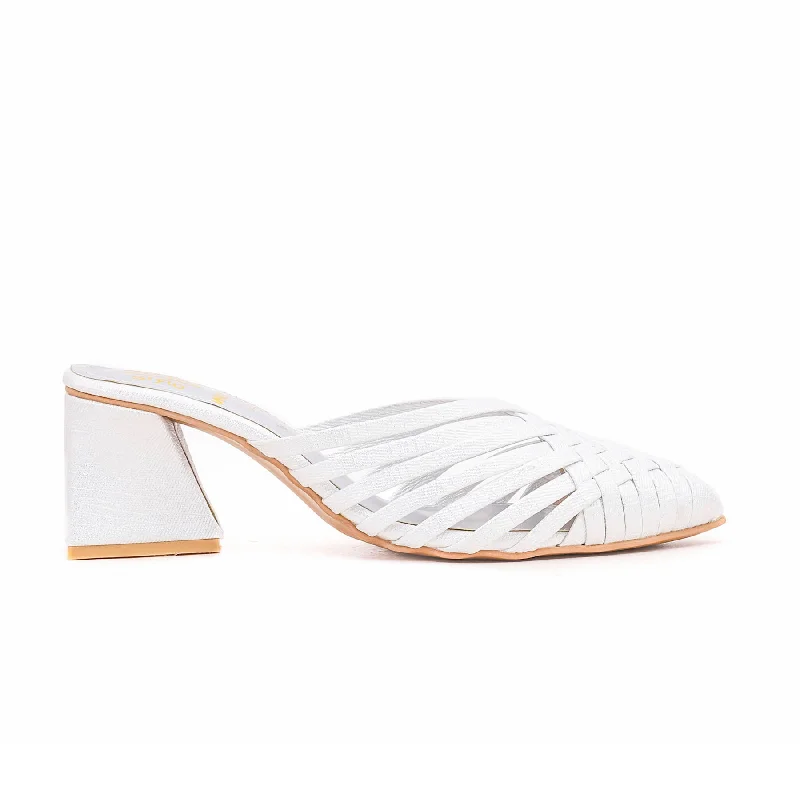 White Back Open Heels WN5310